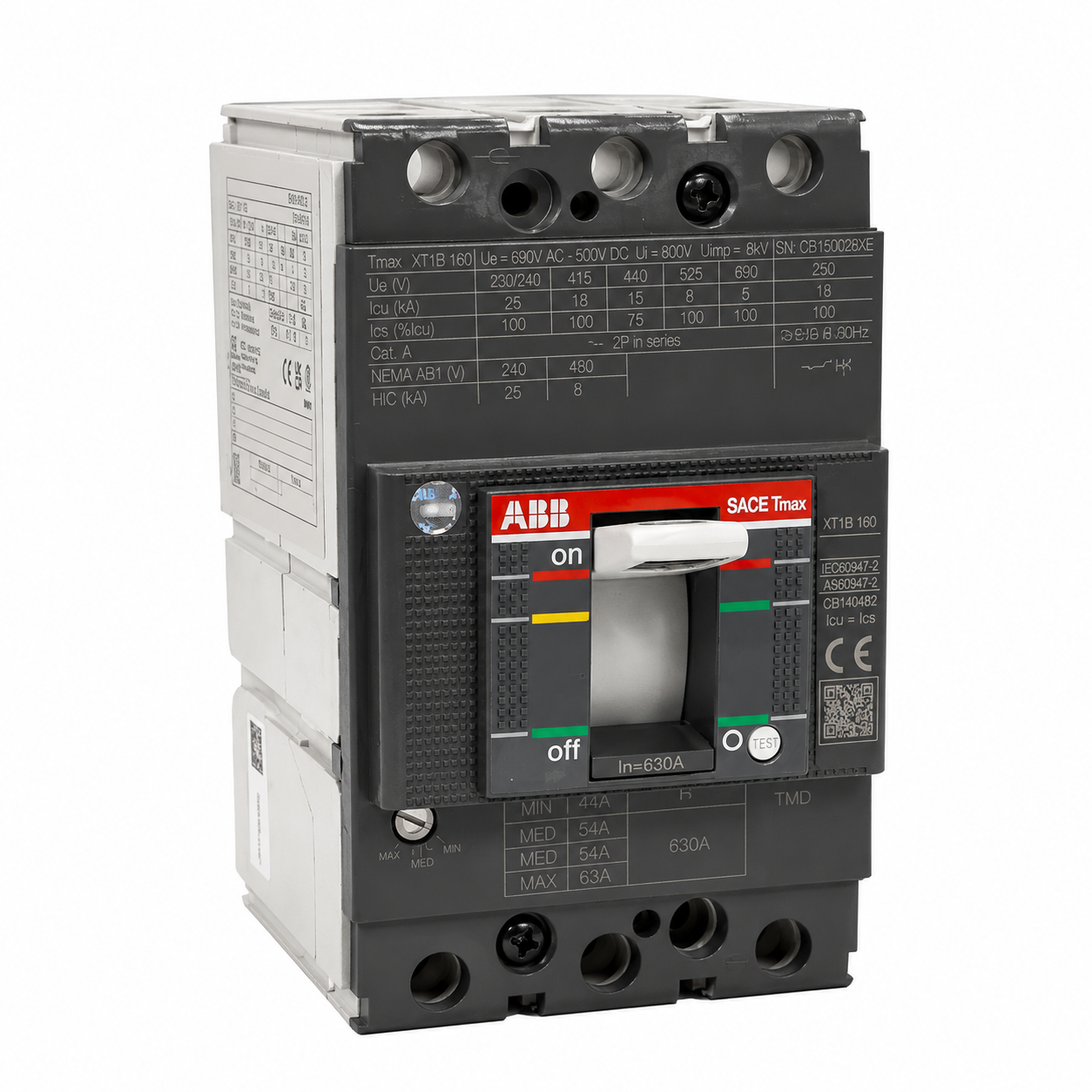 ABB(XT)کلید اتوماتیک سه پل 100 آمپر مارک ABB(XT)کلید اتوماتیک سه پل 100 آمپر مارک